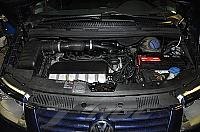 Foto z montáže LPG - VW Sharan 2,8