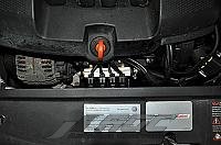 Foto z montáže LPG - VW Golf Plus 1,6