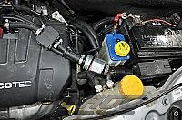 Foto z montáže LPG - OPEL Meriva 1,8