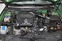 Foto z montáže LPG - VW Golf 1,6