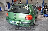 Foto z montáže LPG - VW Golf 1,6