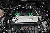 Foto z montáže LPG - VW Passat 2,0 FSI